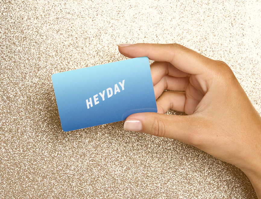 Heyday holiday gift card