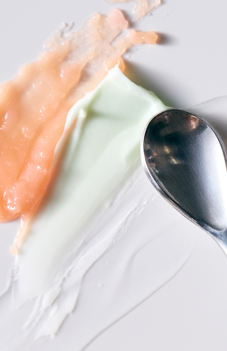 product texture shot of clinically proven Heyday products