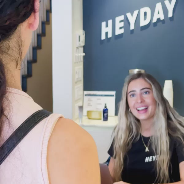 Every Heyday facial is personalized to what your skin needs