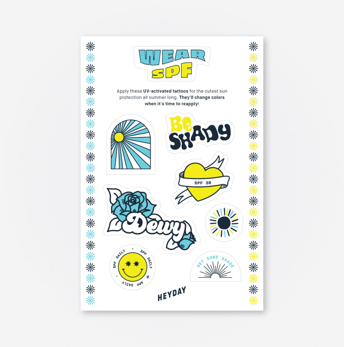 UV-Activated Temporary Tattoos